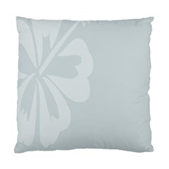 Hibiscus Sakura Glacier Gray Standard Cushion Case (two Sides) by Mariart