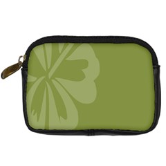 Hibiscus Sakura Woodbine Green Digital Camera Cases by Mariart