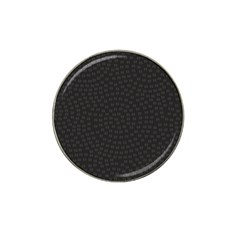 Oklahoma Circle Black Glitter Effect Hat Clip Ball Marker (10 Pack) by Mariart