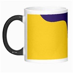 Purple Yellow Wave Morph Mugs Left