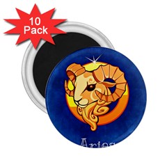 Zodiac Aries 2 25  Magnets (10 Pack)  by Mariart