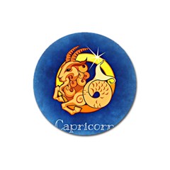 Zodiac Capricorn Magnet 3  (round)