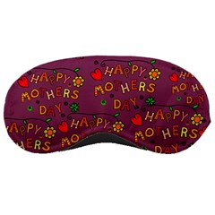 Happy Mothers Day Text Tiling Pattern Sleeping Masks by Nexatart