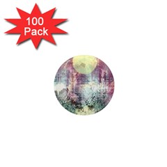 Frosty Pale Moon 1  Mini Magnets (100 Pack)  by digitaldivadesigns