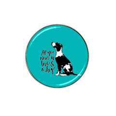 Dog Person Hat Clip Ball Marker (10 Pack) by Valentinaart