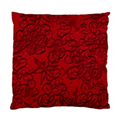 Christmas Background Red Star Standard Cushion Case (two Sides) by Nexatart