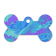 Sky Pattern Dog Tag Bone (two Sides) by Valentinaart