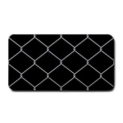 Iron Wire White Black Medium Bar Mats by Mariart