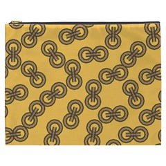 Abstract Shapes Links Design Cosmetic Bag (xxxl)  by Nexatart