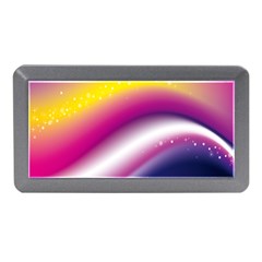 Rainbow Space Red Pink Purple Blue Yellow White Star Memory Card Reader (mini) by Mariart