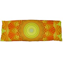 Sunshine Sunny Sun Abstract Yellow Body Pillow Case (dakimakura)