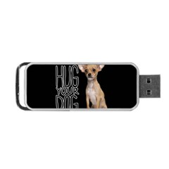 Chihuahua Portable Usb Flash (one Side) by Valentinaart