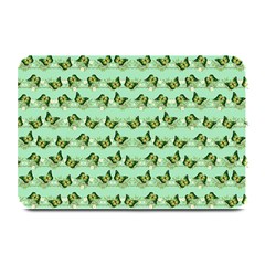 Green Butterflies Plate Mats by linceazul