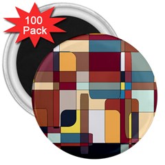 Patchwork 3  Magnets (100 Pack)