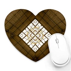 Steel Glass Roof Architecture Heart Mousepads by Nexatart