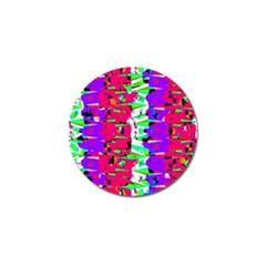 Colorful Glitch Pattern Design Golf Ball Marker (4 Pack)