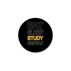 Eat Sleep Study Repeat Golf Ball Marker (4 Pack) by Valentinaart