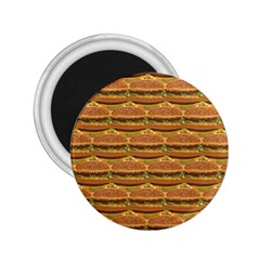 Delicious Burger Pattern 2 25  Magnets by berwies