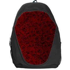 Red Roses Field Backpack Bag by designworld65