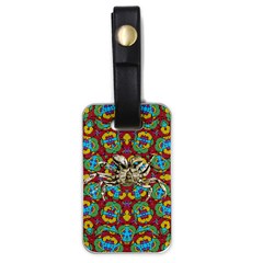 Geometric Multicolored Print Luggage Tags (one Side) 