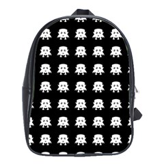 Emoji Baby Vampires Pattern School Bags(large)  by dflcprints