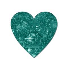 /r/place Emerald Heart Magnet by rplace