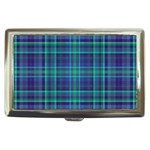 Plaid design Cigarette Money Cases Front