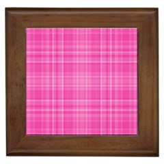 Plaid Design Framed Tiles by Valentinaart