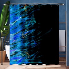 Fire Shower Curtain 60  X 72  (medium) 