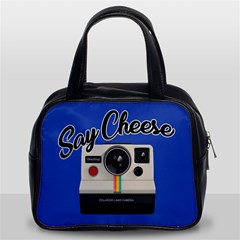 Say Cheese Classic Handbags (2 Sides) by Valentinaart