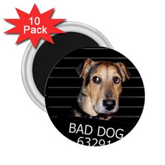 Bed Dog 2 25  Magnets (10 Pack)  by Valentinaart