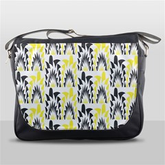 Tricolored Geometric Pattern Messenger Bags by linceazul