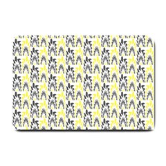 Tricolored Geometric Pattern Small Doormat  by linceazul