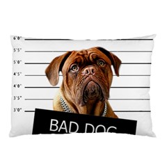 Bad Dog Pillow Case (two Sides) by Valentinaart