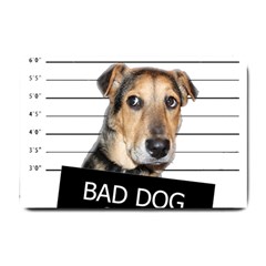 Bad Dog Small Doormat  by Valentinaart