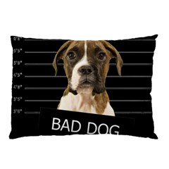 Bad Dog Pillow Case by Valentinaart