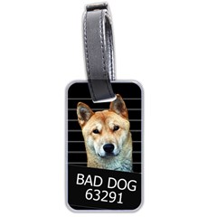 Bad Dog Luggage Tags (two Sides) by Valentinaart