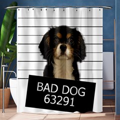 Bad Dog Shower Curtain 60  X 72  (medium)  by Valentinaart