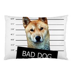 Bad Dog Pillow Case (two Sides) by Valentinaart