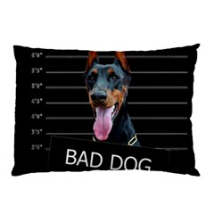 Bad Dog Pillow Case (two Sides) by Valentinaart