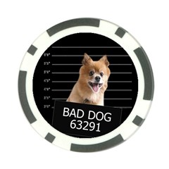 Bad Dog Poker Chip Card Guard by Valentinaart