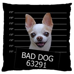 Bad Dog Standard Flano Cushion Case (two Sides) by Valentinaart