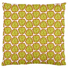 Horned Melon Green Fruit Large Flano Cushion Case (two Sides) by Mariart