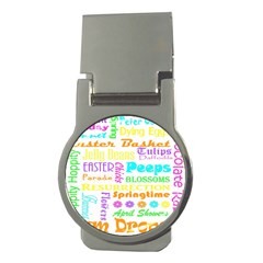 Easter Subway Blossoms Color Rainbow Chocolate Money Clips (round)  by Mariart