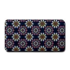 Floral Flower Star Blue Medium Bar Mats by Mariart