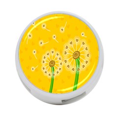 Leaf Flower Floral Sakura Love Heart Yellow Orange White Green 4-port Usb Hub (two Sides)  by Mariart