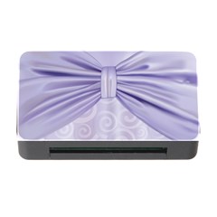 Ribbon Purple Sexy Memory Card Reader With Cf by Mariart