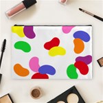 Seed Beans Color Rainbow Cosmetic Bag (Large)  Front