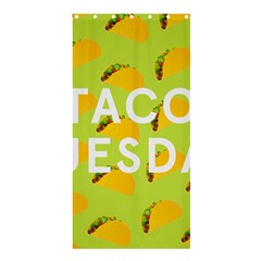 Bread Taco Tuesday Shower Curtain 36  X 72  (stall)  by Mariart