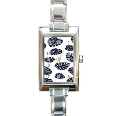 Leaf Summer Tech Rectangle Italian Charm Watch